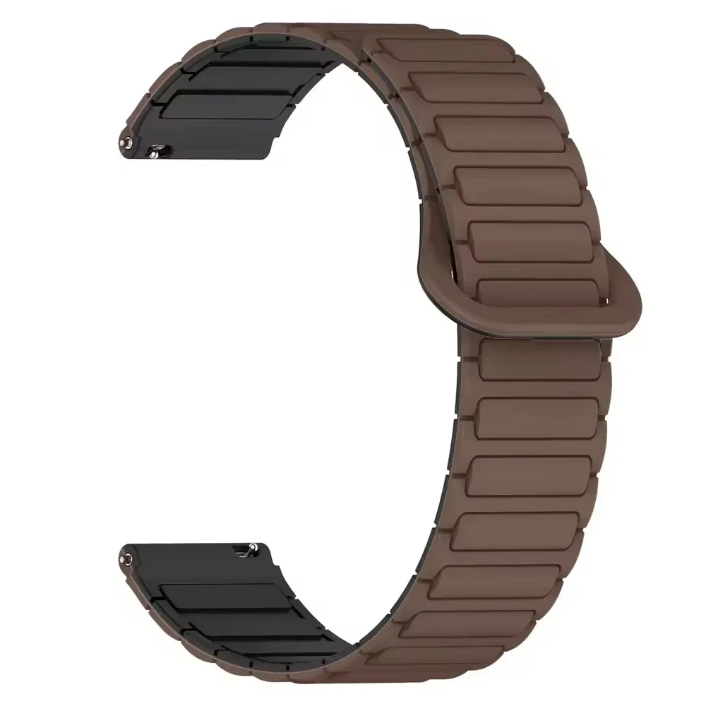 Sport Silicone Strap Band with Soft Magnetic Loop - 22mm Wristband Bracelet
