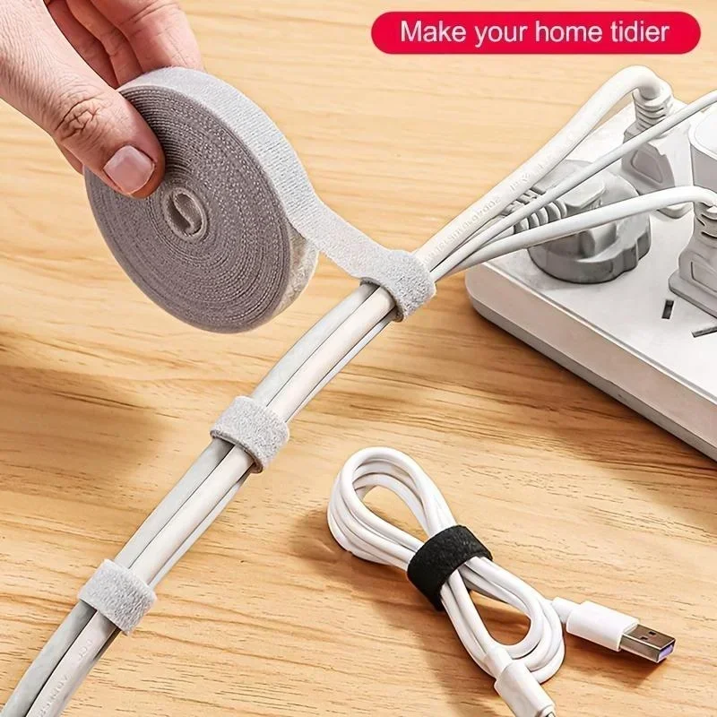 5 M สาย ORDER Reusable CABLE Organizer โต๊ะลวด Winder CABLE Tie Organizer ข้อมูลสายป้องกัน Gadget 1