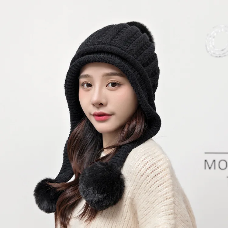 Cappello Invernale Donna In Pelliccia Sintetica – Berretto Caldo Morbidissimo Per Passeggiate E Sci – Colore Beige