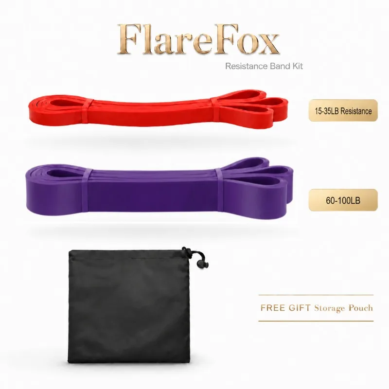 Resistance Bands for Home Yoga and Gym Workouts - Elastic Exercise and Bodybuilding Accessory