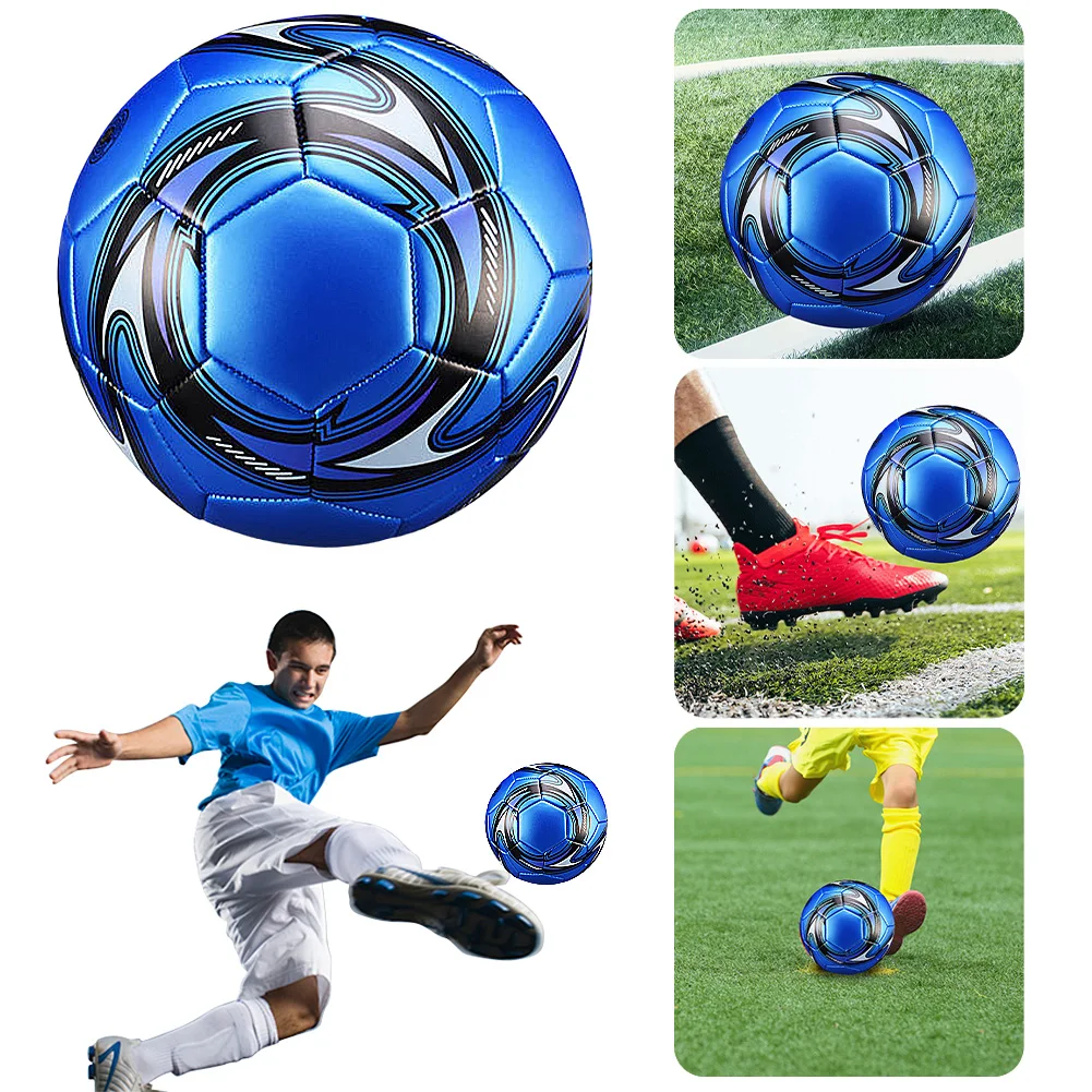 Standard Size 5 PVC Soccer Ball Leakproof Campus Football Wear Resistant New Rubber Soccer Ball Elastic Football