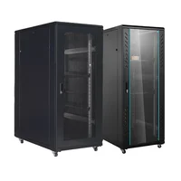 Data Cabinet 600*800 Floor-Standing Server Rack 19inch Network Cabinet 12/16/20/24/28/32/38/42U with Glass Door 1