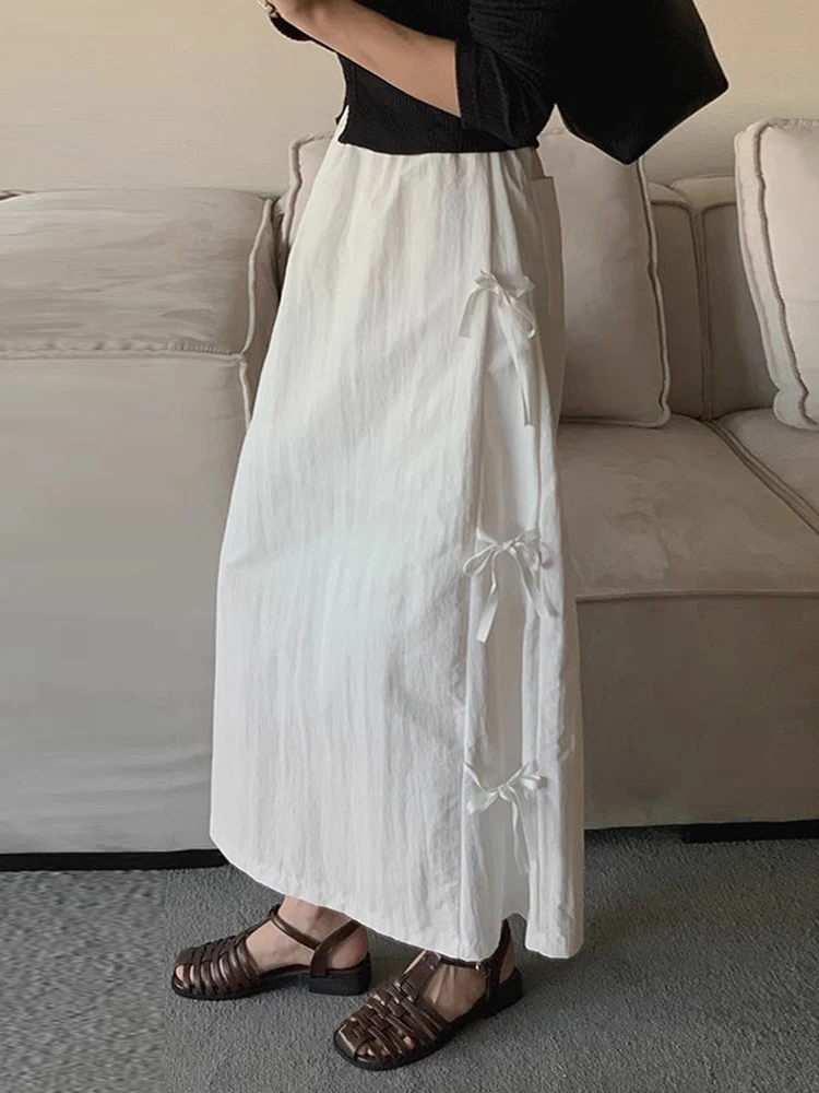 

Юбка-миди Женская трапециевидная с поясом на резинке