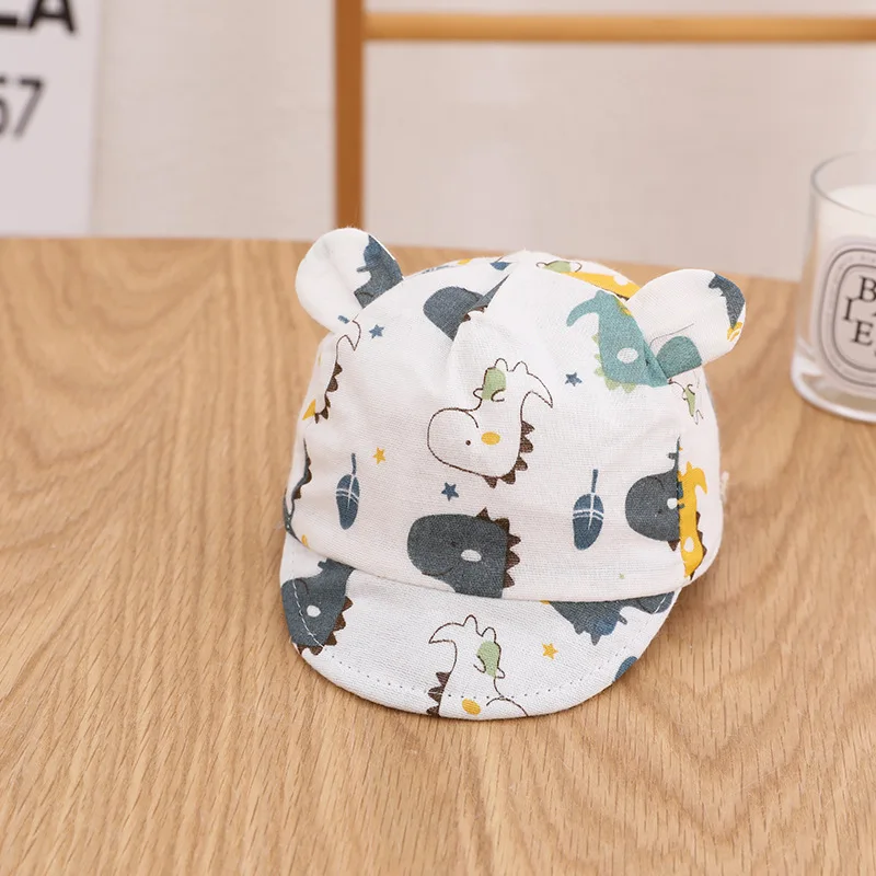 cheap baby accessories	 Cartoon Printed Baby Baseball Cap Cute Ear Soft Cotton Kids Sun Hat Spring Summer Outdoor UV Protection Newborn Beach Hat cool baby accessories