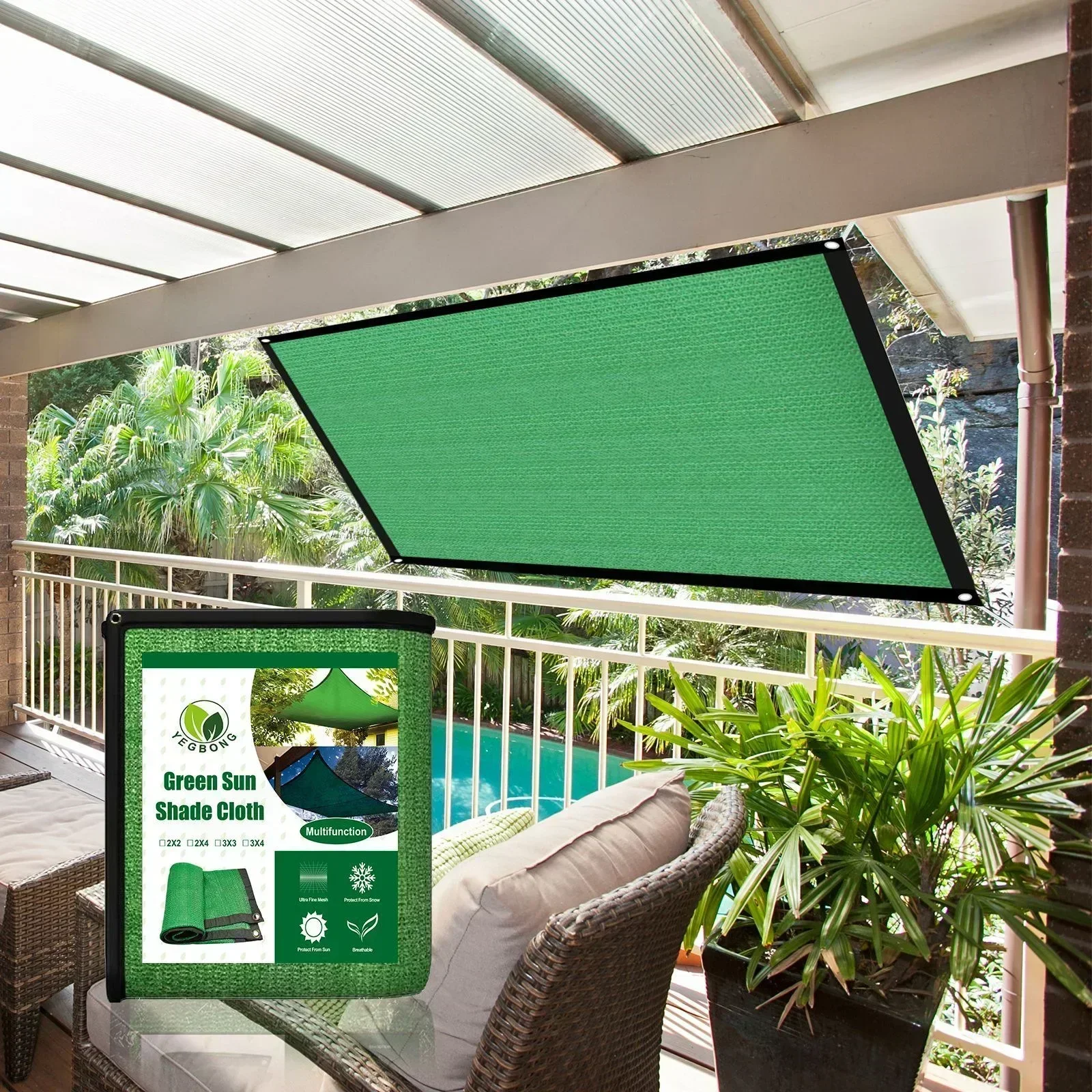Pop Up Beach Tent Sun Shelter – UPF 50+ Canopy Cabana For 2-3 People, Lightweight & Portable For Camping, Fishing, Picnics (Green)-810727