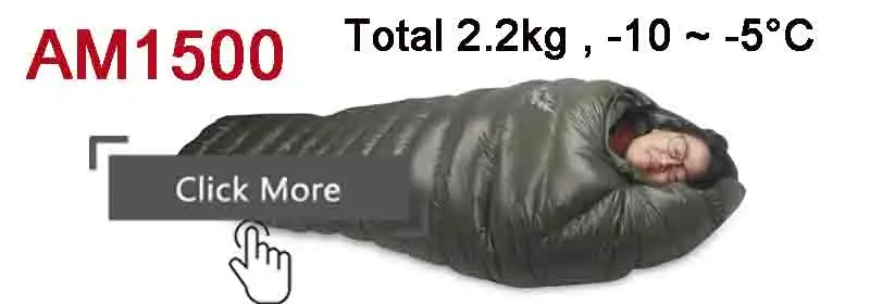 Kamperbox Cotton Sleeping Bag Camping Equipments Cotton Sleeping Bag Outdoor 3 Season Synthetic Sleeping Bag Ultralight Camping