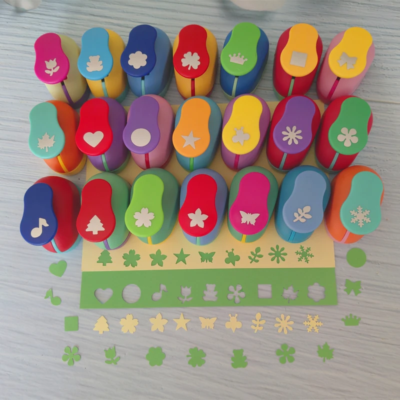 1.5cm Scrapbook Punches Paper Cutter Card Craft Printing DIY Eva Foam Paper Punch Hole Puncher Shape Clip Photo дырокол фигурный 1