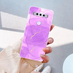 Stylish Clear Silicone Soft Shell Phone Case with Fashion Print Design for TCL 10 SE (TM2276)