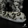 Snow Leopard High Fidelity Anime Cute Plushie Snow Panther Plush Toys Lifelike Animals Simulation Stuffed Doll Kawai Toy Gifts 6