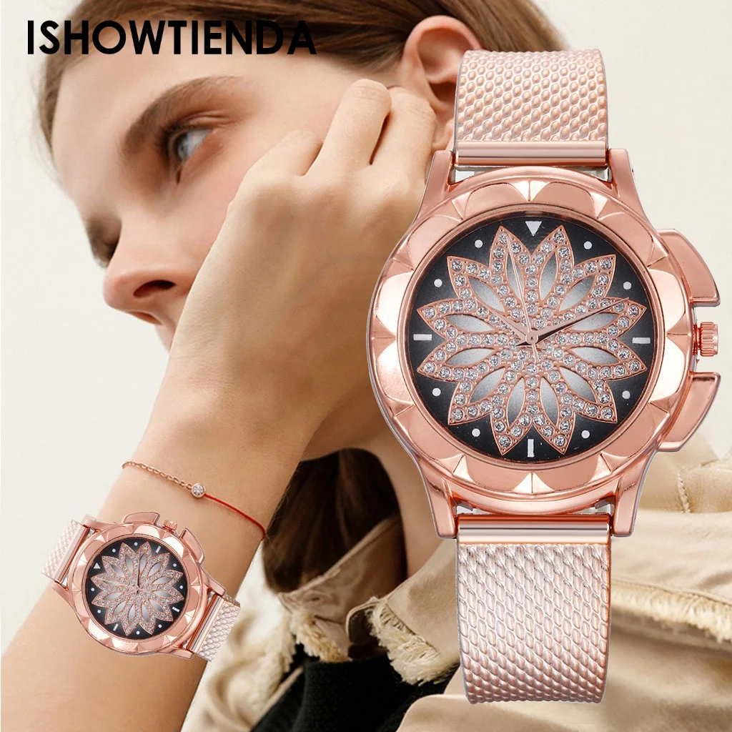 

Female Quartz Women's Watch 2023 New Luxury Brand Stainless Steel Dial Casual Wristwatch Ladies Clock Gifts Relojes Para Mujer
