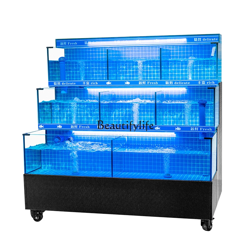 

Seafood Pool Commercial Refrigerator Integrated Seafood Tank Shellfish Pool