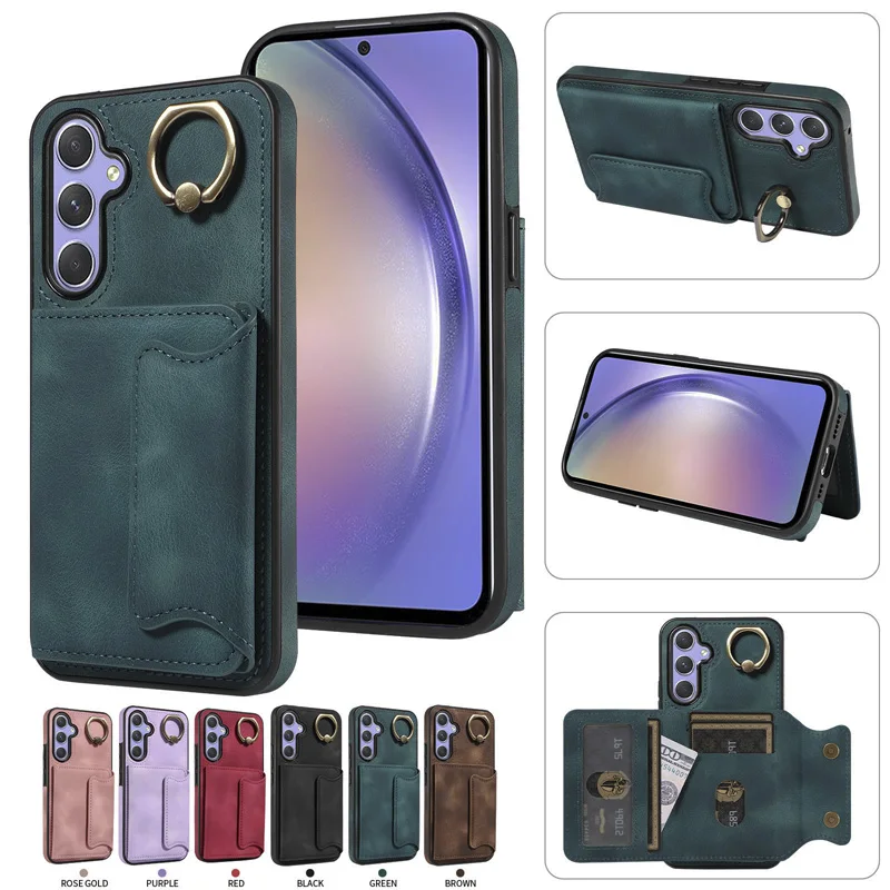 

Чехол для Samsung Galaxy A52, кожаный чехол-бумажник для Galaxy A53, A73, A72, A52, A33, A23, A24, A25, A34, A13, A14, A12, A22, Карманный чехол для карт