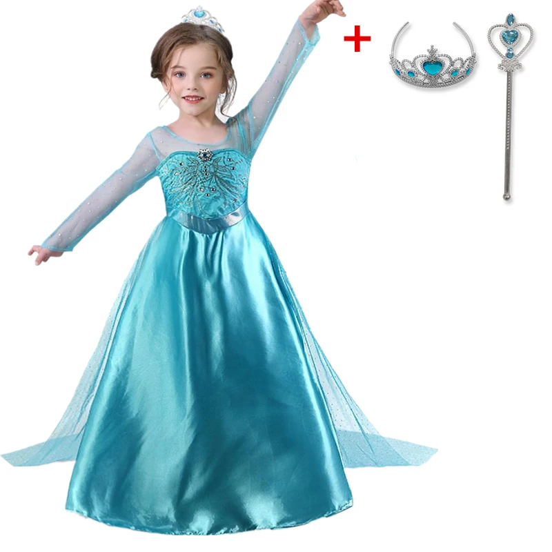 Girls Princess Dress Kids Halloween Christmas Party Costume Children Dress Up Role-Paly Carnival Fancy Kids Cosplay Clothes Girls dress Princess costume Kids clothes