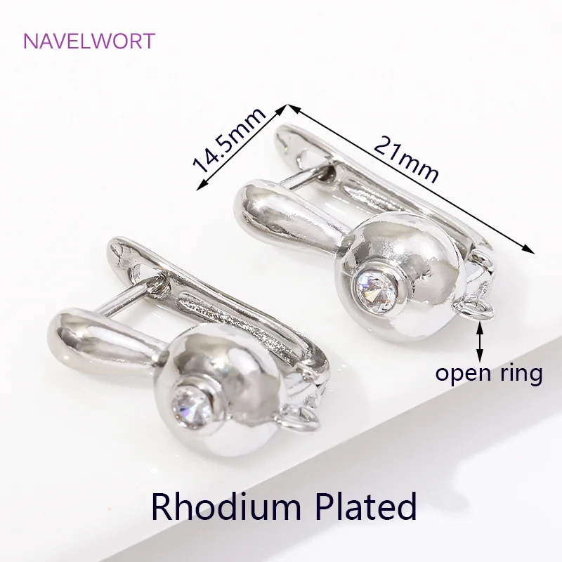 18K vergoldete Ohrhaken, Ohrhaken, Messing, Metall, Ohrringverschlüsse, Beschläge für DIY-Frauen, Ohrringe, Herstellung von Zubehör – Detail 39