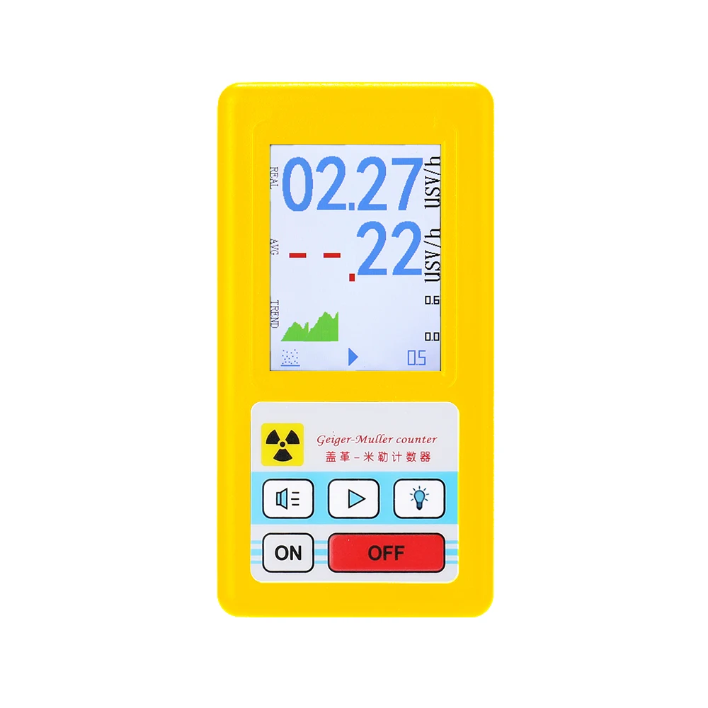 Geiger Counter Nuclear Radiation Detector Personal Dosimeter X-ray Beta Gamma Detector LCD Radioactive Tester Marble Tool height measurement tool