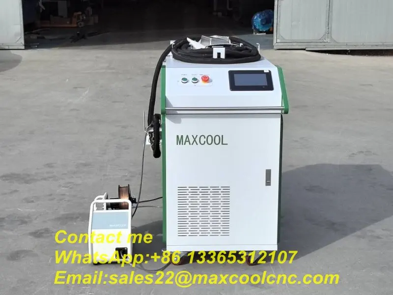 

Maxcool 1kw 1.5kw 2kw Fiber Rust Laser Cleaning Machine 1000w Metal Rust Remove Paint Wood Cleaner Price