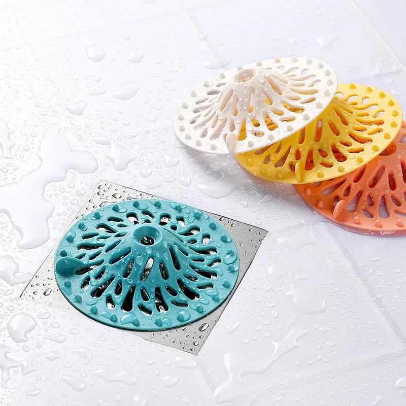 Disposable Hair Catchers for Shower Mesh Shower Drain Covers - Floor Sink  Strainer Filter Mesh Stickers Bathroom Accessories - AliExpress