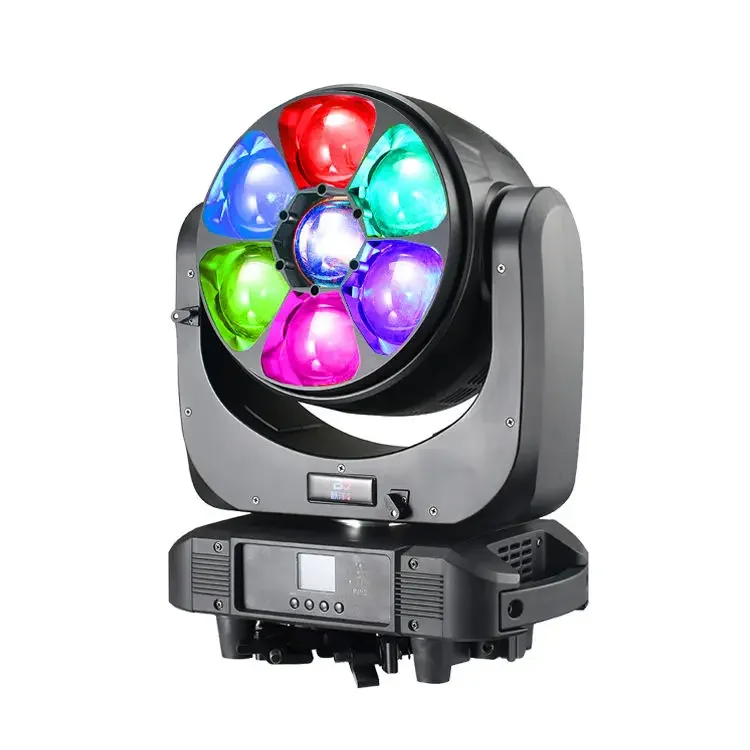 

Pixel Control 7X60W Party Dj Disco Dmx Led Moving Head Wash Zoom Stage Lights