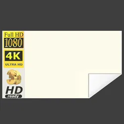 Premium Anti-Light Reflective Projector Screen Cloth for Home and Office Entertainment