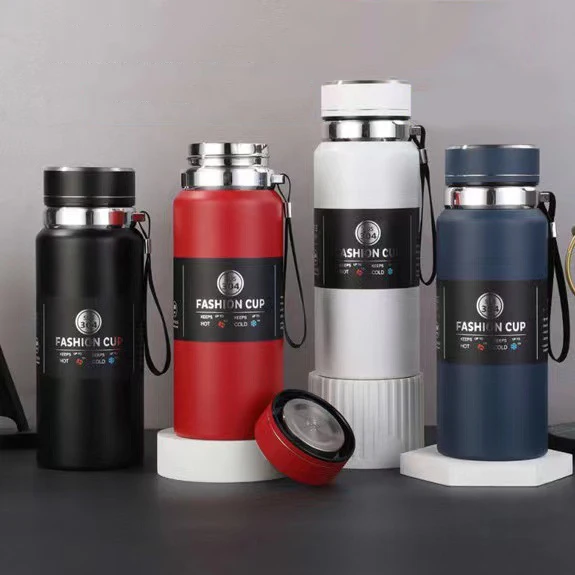 Termo Café Para Llevar 0,35L - Botella Isoterma Acero Inox. Senderismo  Ciclismo