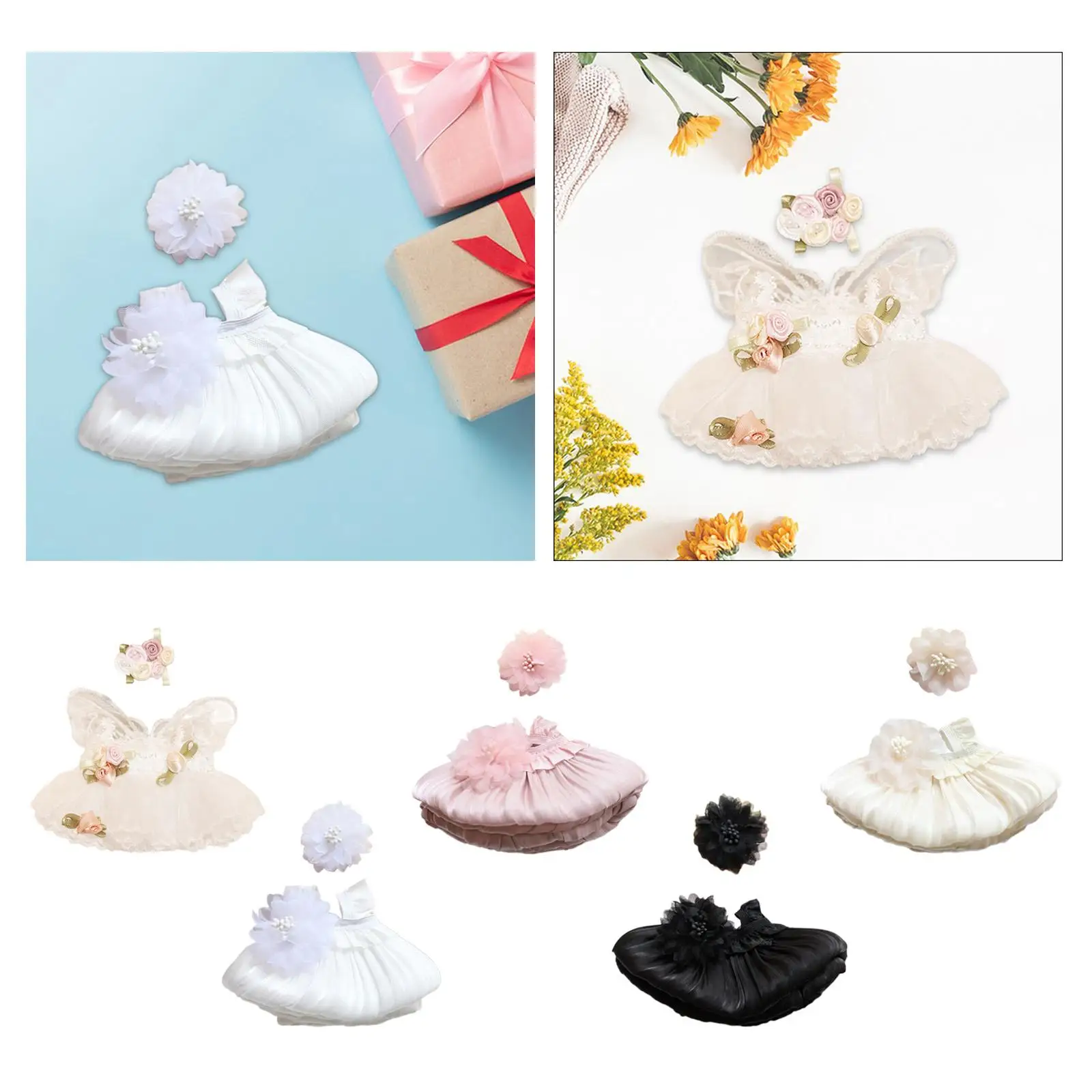 Plush Doll Clothes Fashion Photo Props Girl Doll Clothes Dress for 17`` Doll