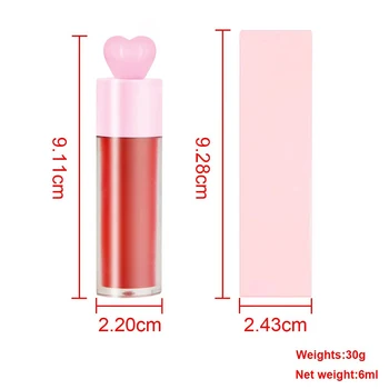 Home 14 20-color Private Label Liquid Blush Custom Logo Love Bottle 6ml Blusher Rouge Face Long-lasting Waterproof Cheek Makeup Vegan