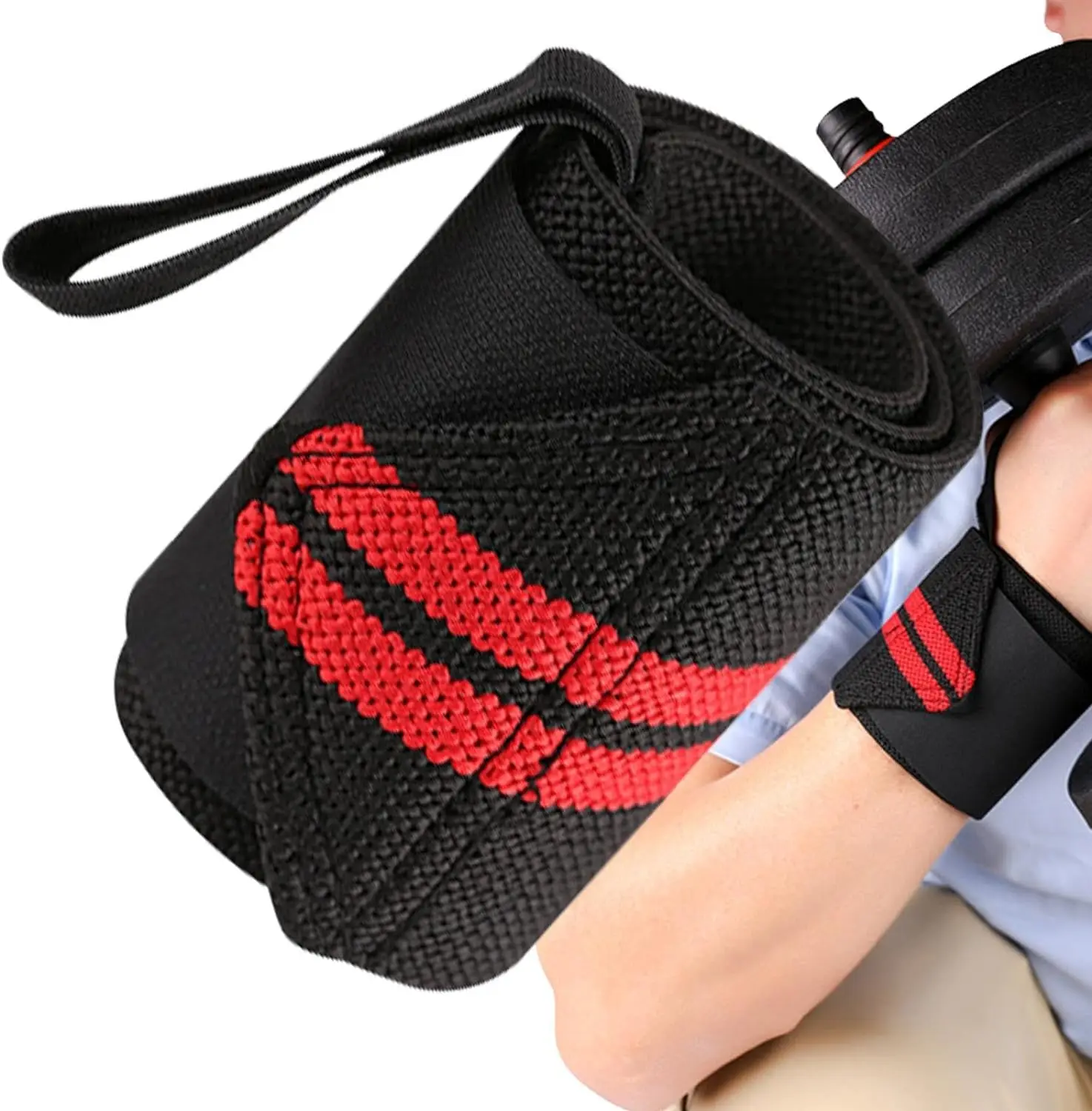 Weightlifting Straps 1pc Gym Wrist Wraps/Lifting Wrist Straps Heavy Duty With Thumb Loops for Working Out Protection Unisex weightlifting straps
