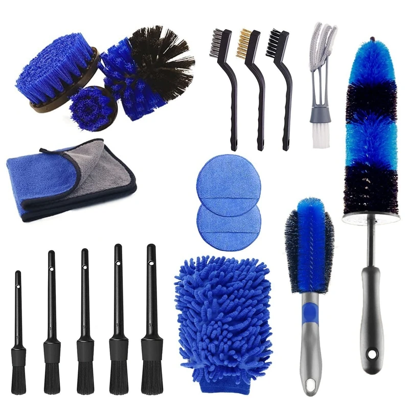Car Cleaning Tool Kit com Brush Set, Auto Detalhamento, Automatic
