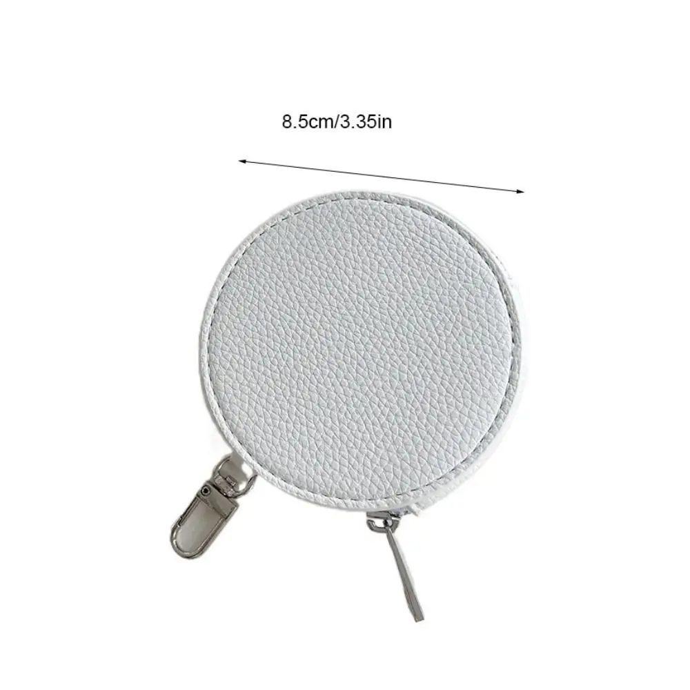 Star PU Leather Coin Purse Fashion Bag Pendant Keychain PU Leather Round Wallet Card Bag Zipper Small Storage Ladies/Girls coin purse,card wallet,coin wallet,change bag