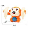 Baby Electric Tumbling Monkey with Light Music Sound Control Crawling Pet Interactive Early Educational Toys for Toddler 6