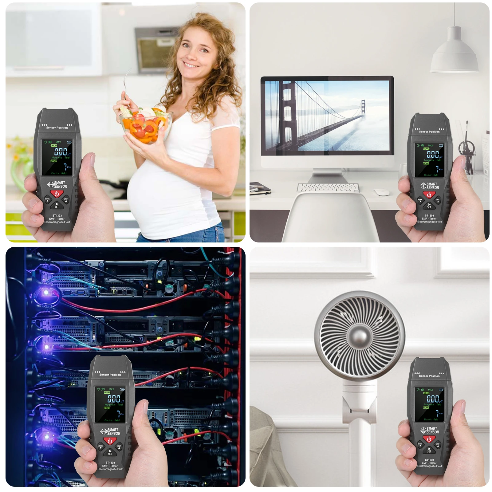 Advanced Handheld Digital EMF Meter and Radiation Tester