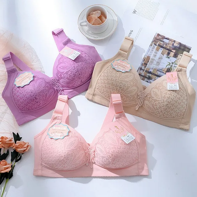 Thin Adjustable Breathable Bras For Women Lace Push Up Bra