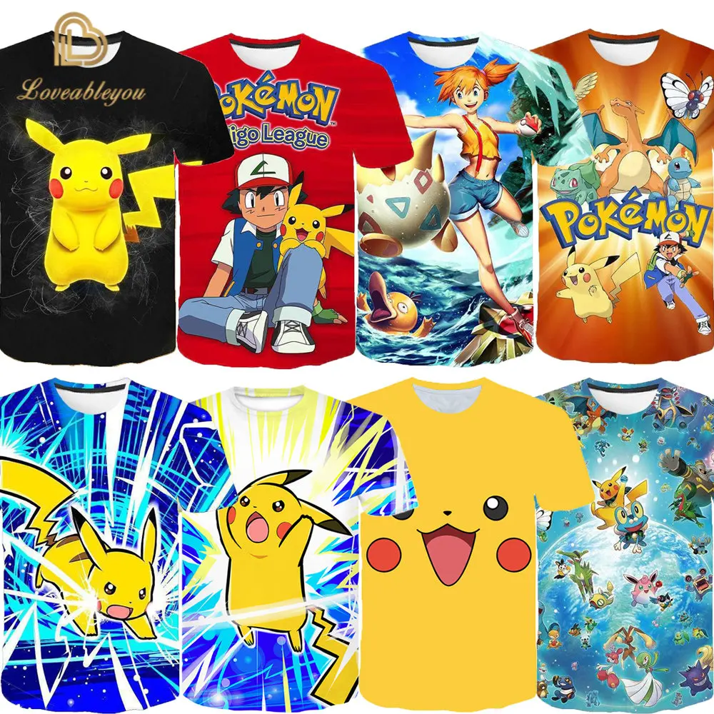 Pokemon Pikachu Mens T Shirt