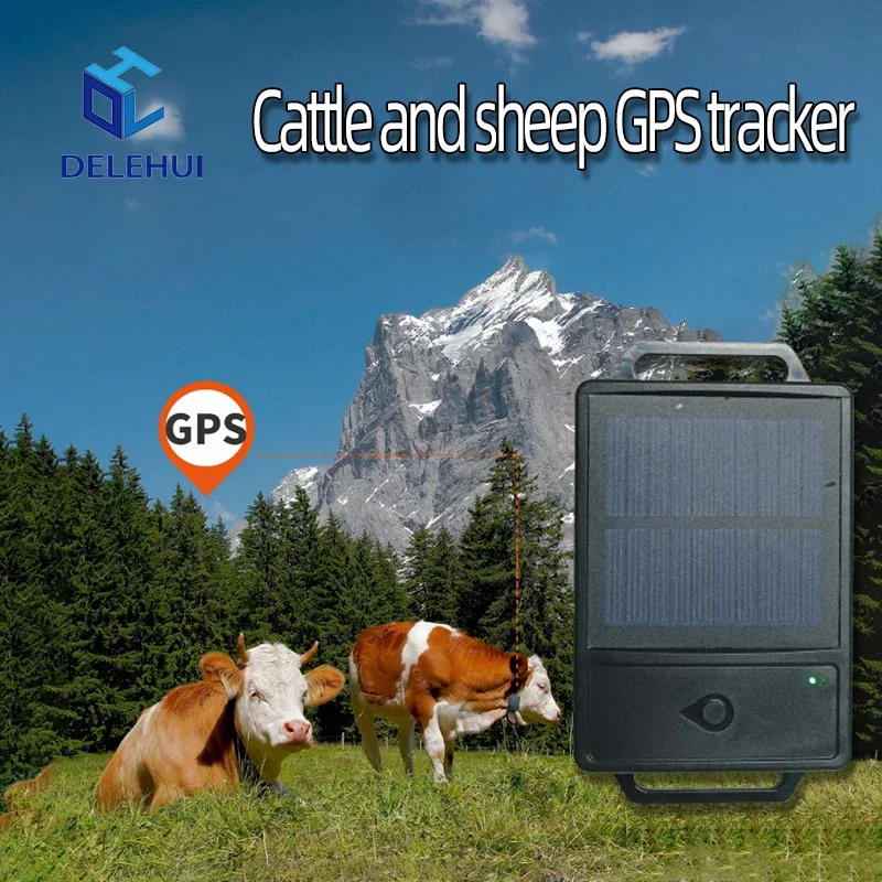 H502 GPS Pet Tracker Quality Intelligent Waterproof Solar Energy Electronic Cattle Sheep Positioning Locator Android Compatible