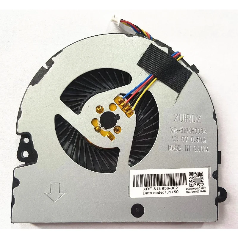 Ventilador Cpu para hp Pavilion 15-da 15-da0014tx 15-da002 L20473001 Ksb05105hadz6 Dc28000l6d0 Ventilador de Refrigeração Portátil Novo - Imagem 4