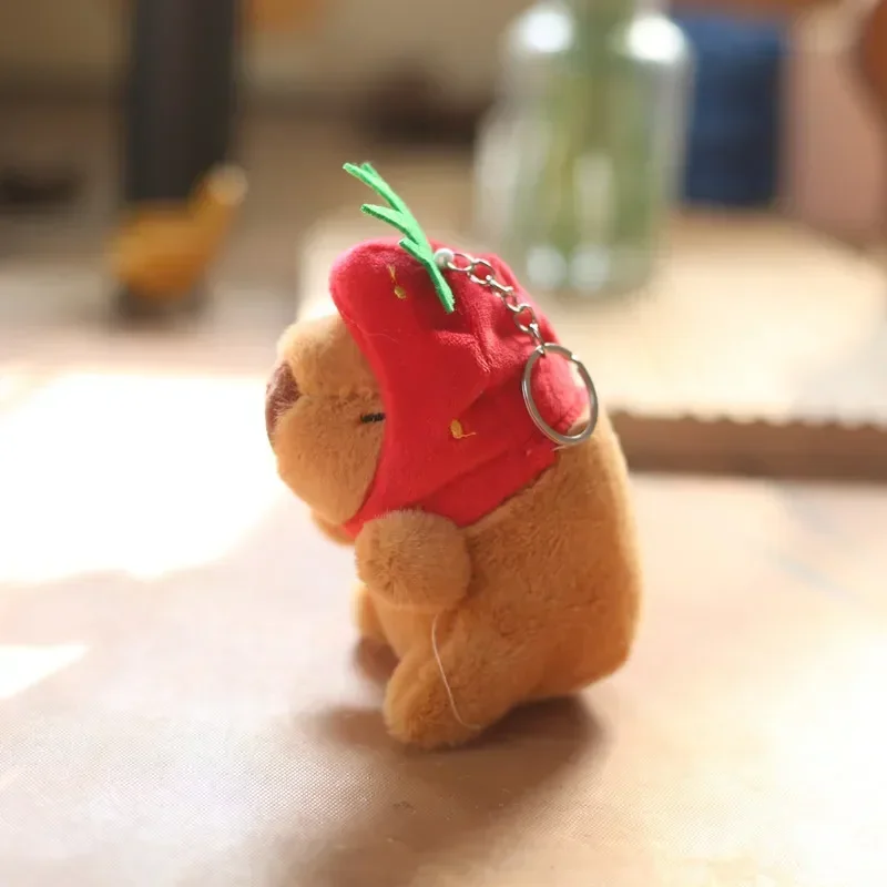 Capybara Plush Toy 1-20PCS Cartoon Pendant Bag Hanging Ornament Keychain