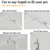 New Led Luminous Dog Collar 4 Flashing Modes Glowing Silicone Colorful Collar , For Pet Dogs Cat Light Safety Walking at Night 4