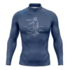 RT Colorful Rashguard Long Sleeve Surfing Shirt UV Protection Swimwear UPF Summer Lycra Sunscreen Beachwear 2