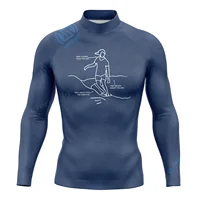 RT Colorful Rashguard Long Sleeve Surfing Shirt UV Protection Swimwear UPF Summer Lycra Sunscreen Beachwear 2