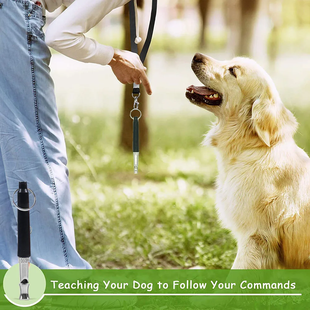 Pet Training Whistle Outdoor Dog Repeller Ultrasonic Dog Whistle Anti Bark Trainings Flute Obedience Tools Puppy Accessories