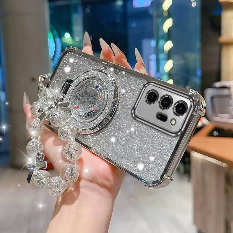 3-Piece Phone Accessory Set: Case, Lanyard, and Circular Stand