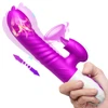 Double Tongue Cunnilingus Vibrator Telescopic Rotating Dildo Heating Vagina Clitoris Stimulate Vibrator Adult Sex Toys for Women 1