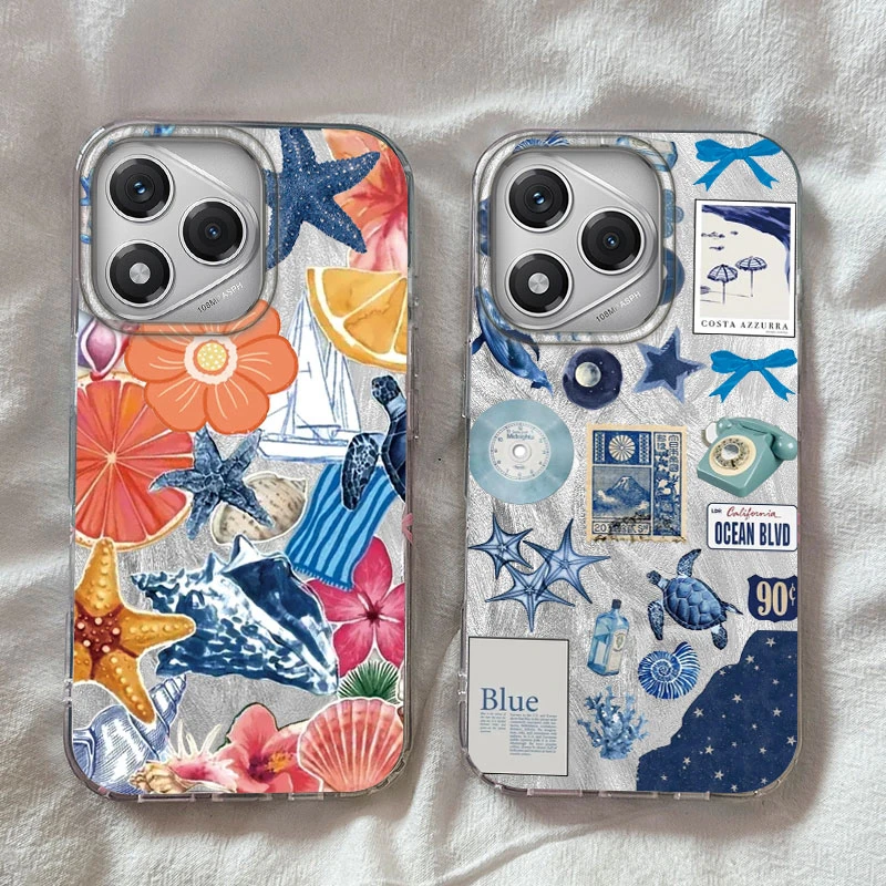 Seashell Starfish Shark Ocean-Inspired Phone Case Cover