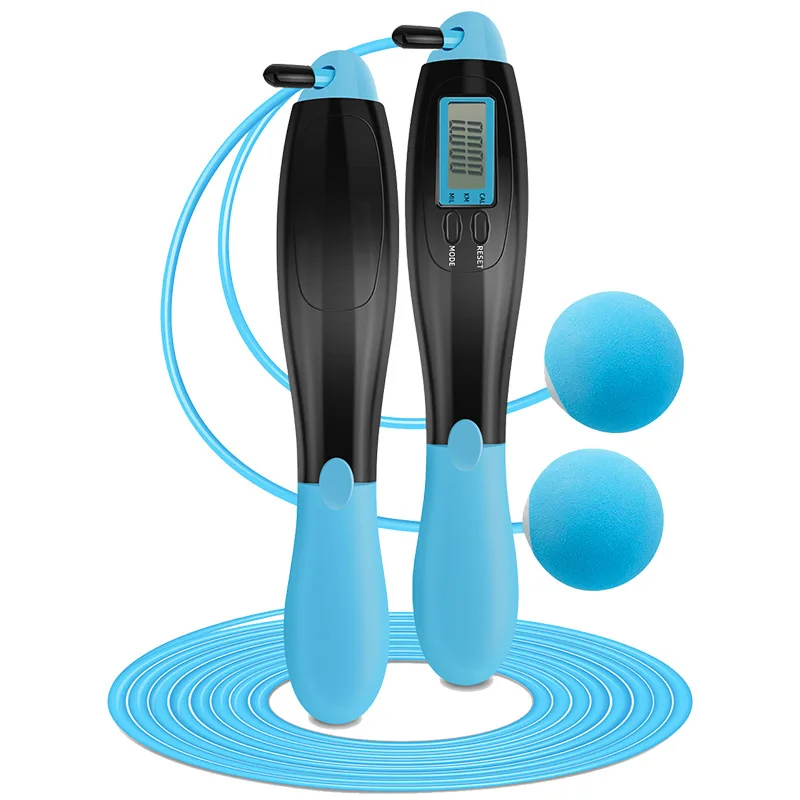 

Cordless Electronic Skipping Rope Gym Fitness Crossfit Skipping Smart Jump Rope with LCD Screen Counting Speed Skipping Counter