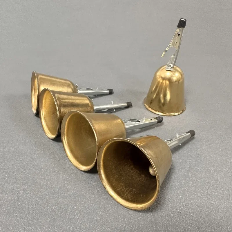 Cloche d'alarme morsure poisson en cuivre fer forgé pour pêche en mer - Alerte sonore fiable