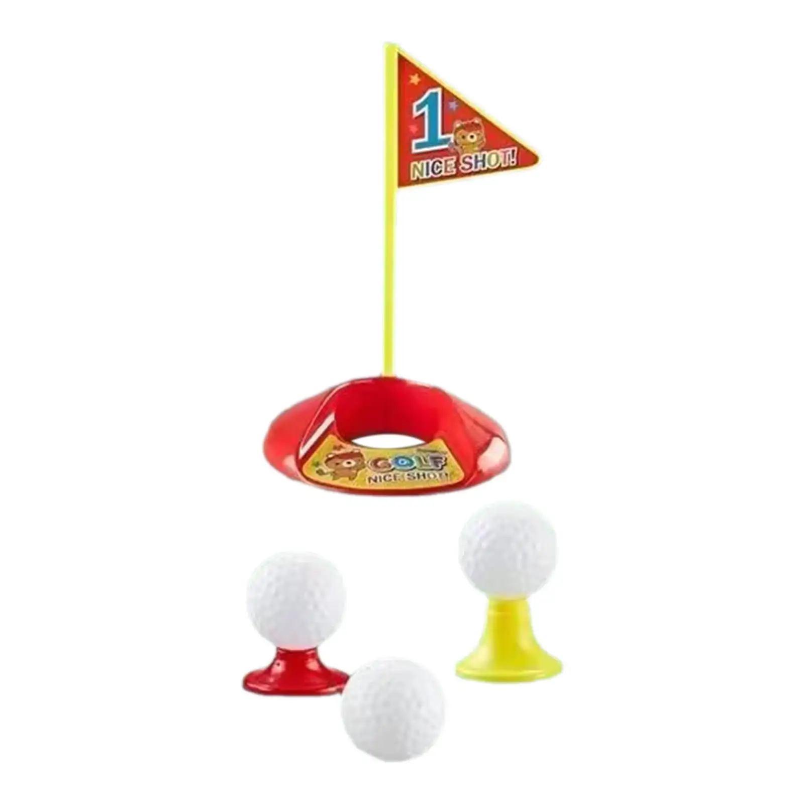 10Pcs Kids Golf Toys Set for Boys Girls Aged 6 7 8 9 Year Olds Backyard Game