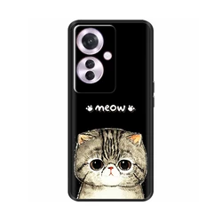 Silicone Bumper Soft Phone Case Cover Etui for OPPO Reno11 F 5G (00019)