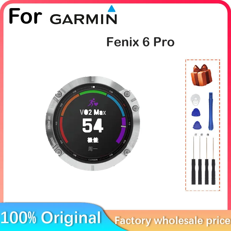 Neuer Bildschirm für Garmin Fenix 6 Pro Fenix 6 Saphir Silber/Carbon/Grau LCD-Panel Sport Ersatzteile Ersatz