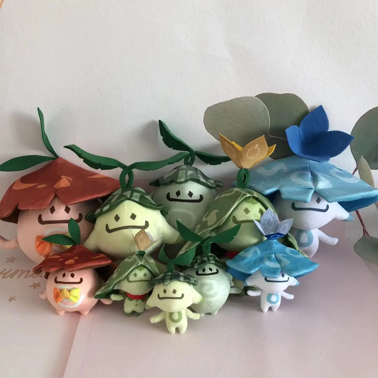

5 pcs Genshin Impact Sumeru Aranara Plush Cotton Doll Pillow Cosplay Cartoon Plush Pendant Toy Doll Mini Keychain Backpack Gifts