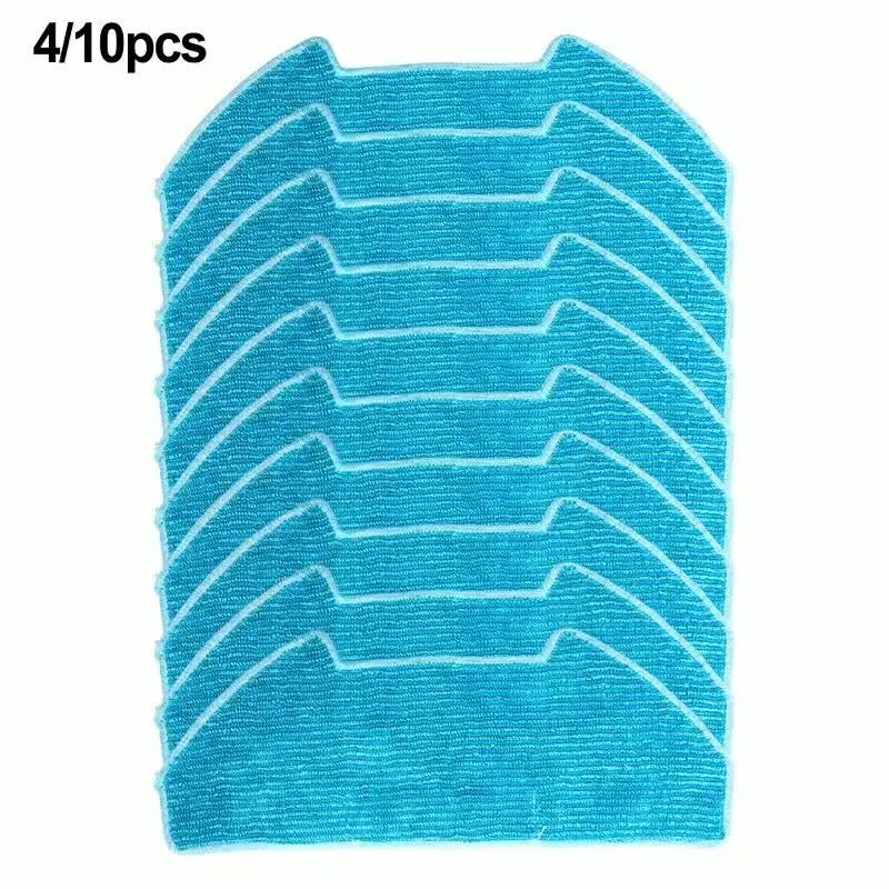 BLUELIRR Lot 4 Chiffons Microfibre Pour Aspirateur Robot AMIBOT Spirit/Animal H2O + Brosse